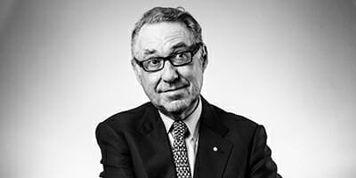 Black & white: David Gonski