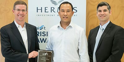 Investment Rising Star Award goes to acting CIO