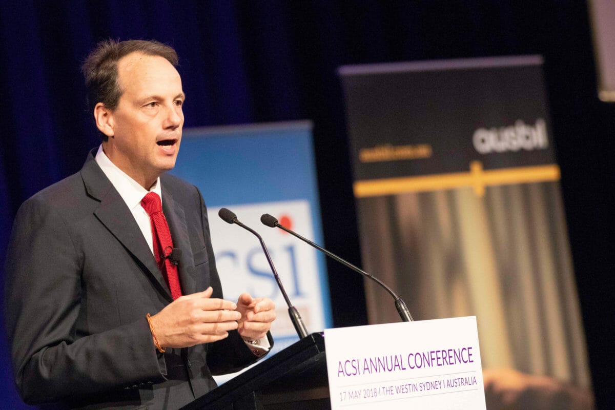 ASIC chairman James Shipton (Pic: Supplied)