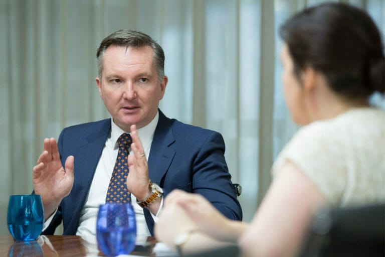 Shadow treasurer Chris Bowen (Photo: Matt Fatches)