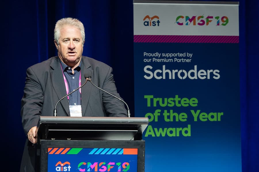 Dave Noonan is 2019 Trustee of the Year.